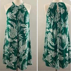 TAHARI | Tropical Palm Sleeveless Dress